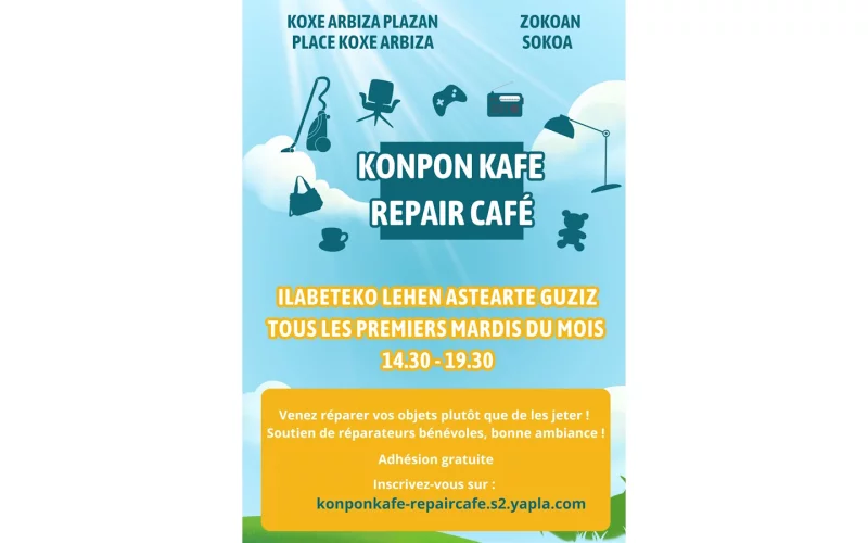 Le Konpon Kafe - Repair Cafe de Sokoa