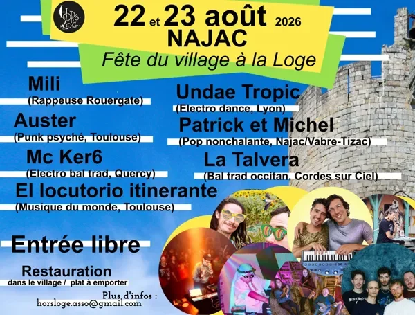 Fête de Najac à la Loge