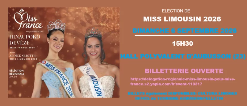 Élection de Miss Limousin 2026