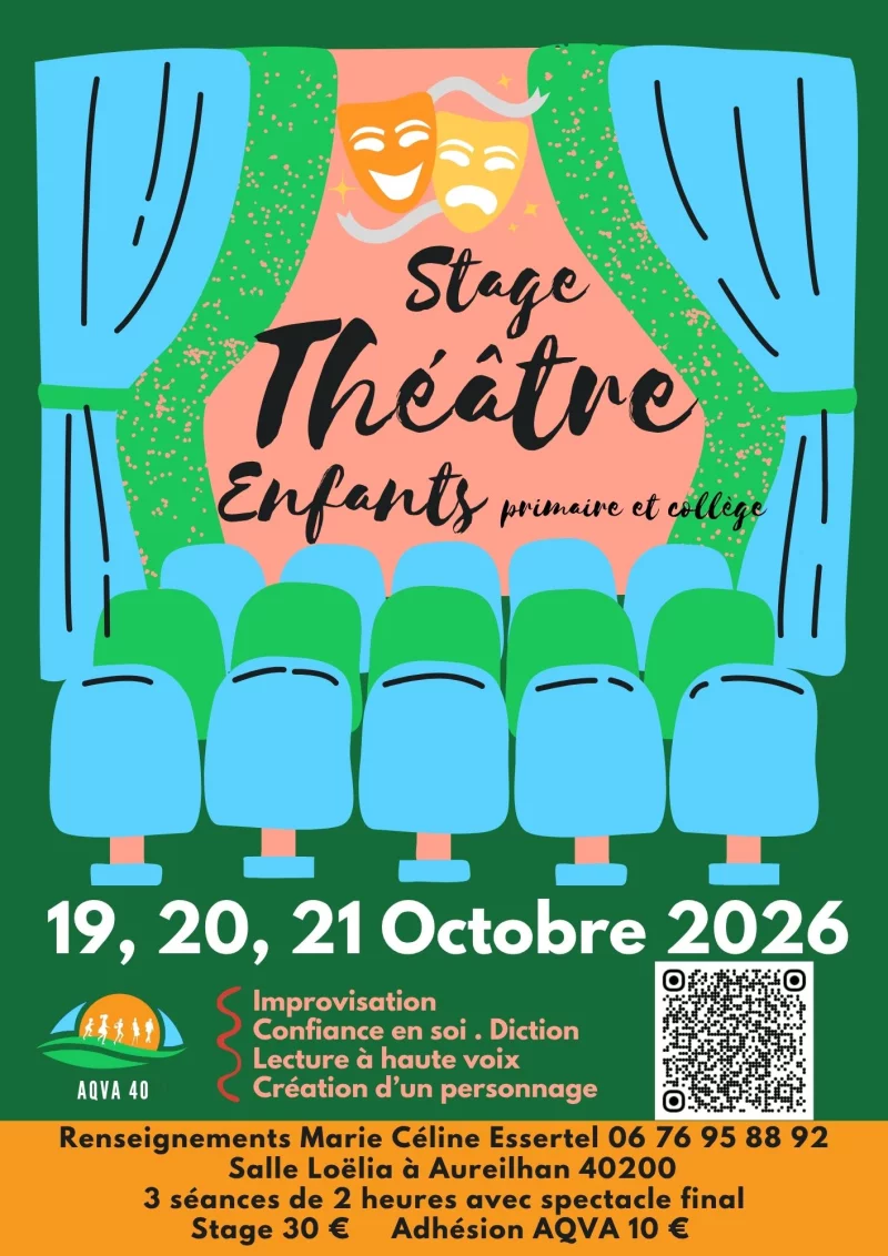 Stage de théâtre pour enfants