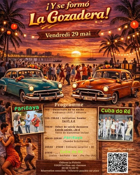 Soirée festive Cubaine et Brésilienne
