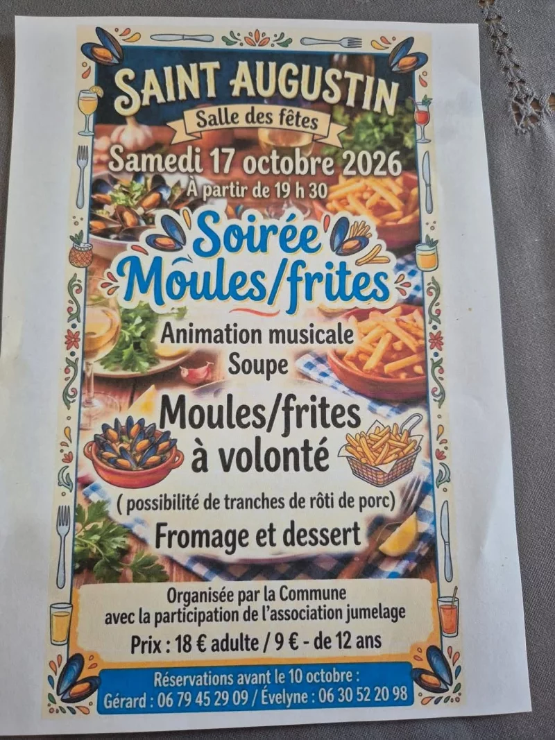 Soirée moules frites