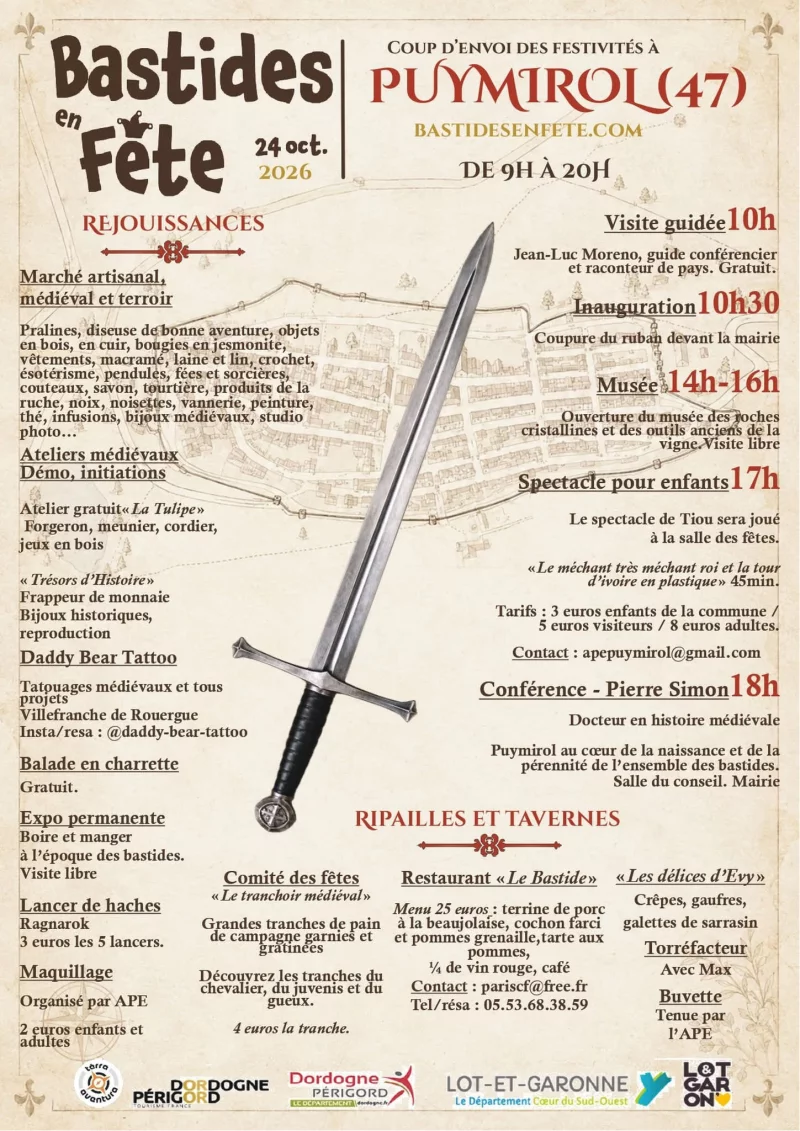 Marché artisanal, médiéval et terroir