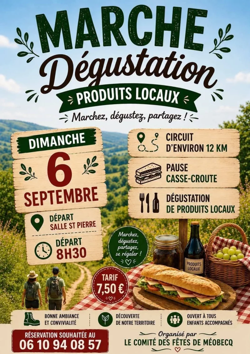 Marche et dégustation