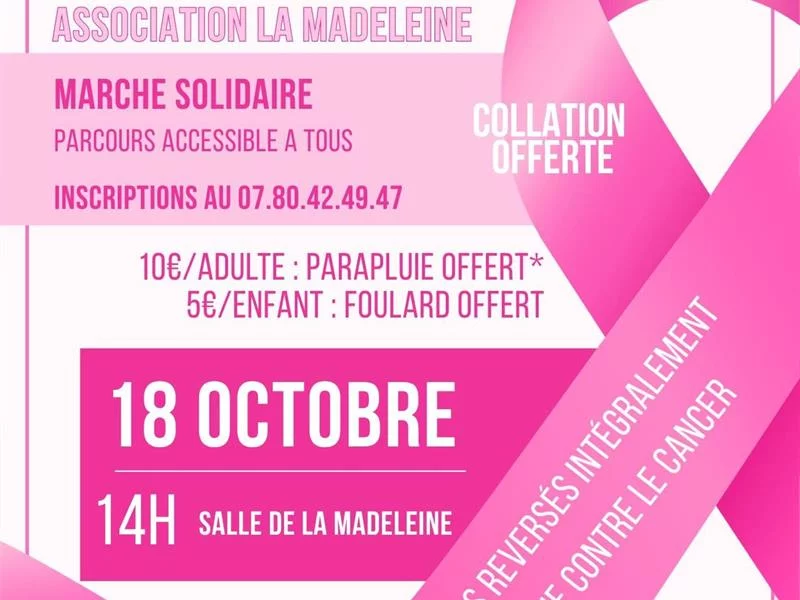 Octobre rose - Marche solidaire - Écrouves