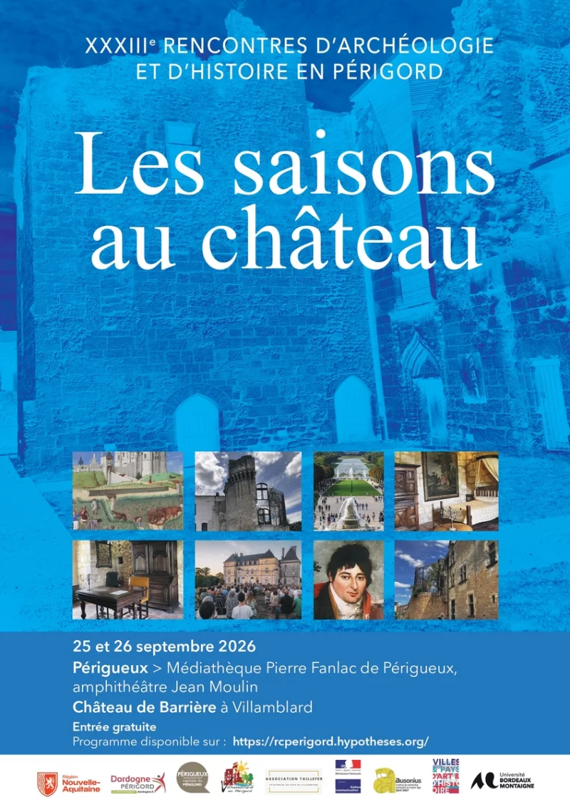 XXXIIIe rencontres d'archéologie et d'histoire en Périgord