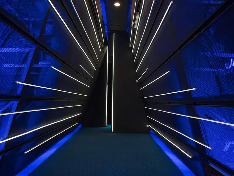 Visite du Musée Electropolis dans le noir