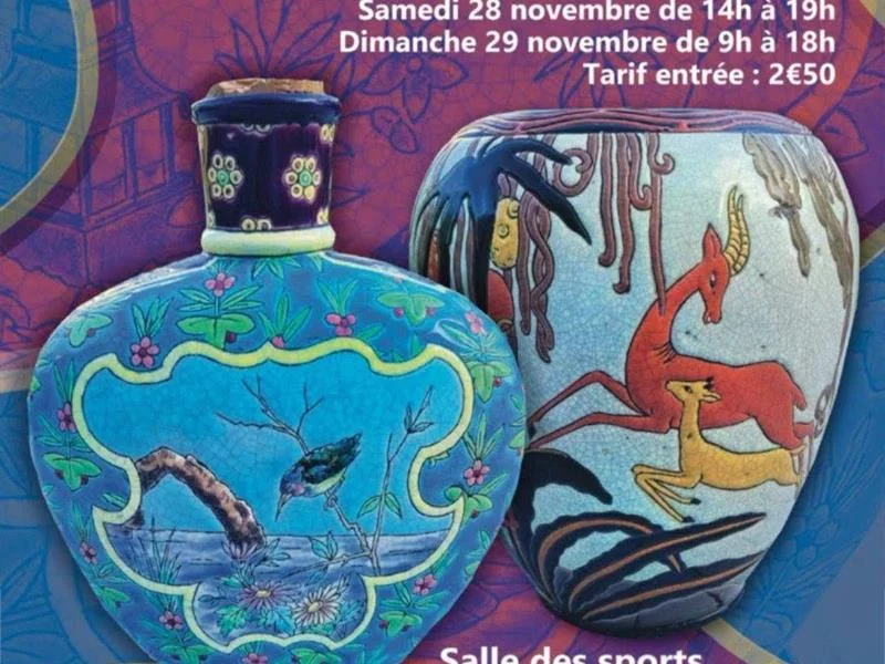 Marché de Noël des émaux de Longwy, faïences et belle brocante
