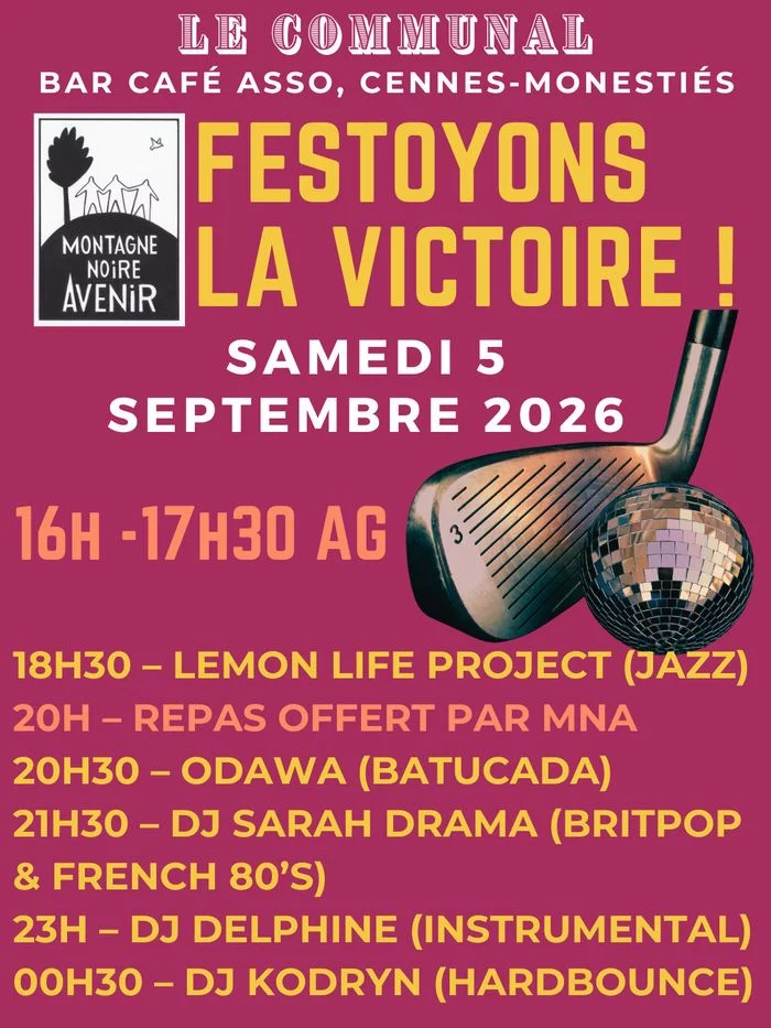 Festoyons la victoire !