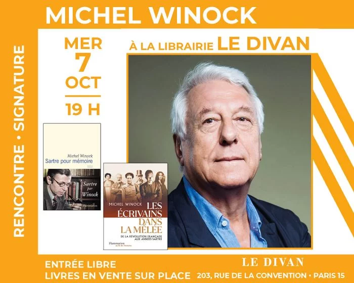 Michel Winock présente ses ouvrages « Sartre pour mémoire » et « Les Écrivains dans la mêlée, De la Révolution française aux années Sartre »