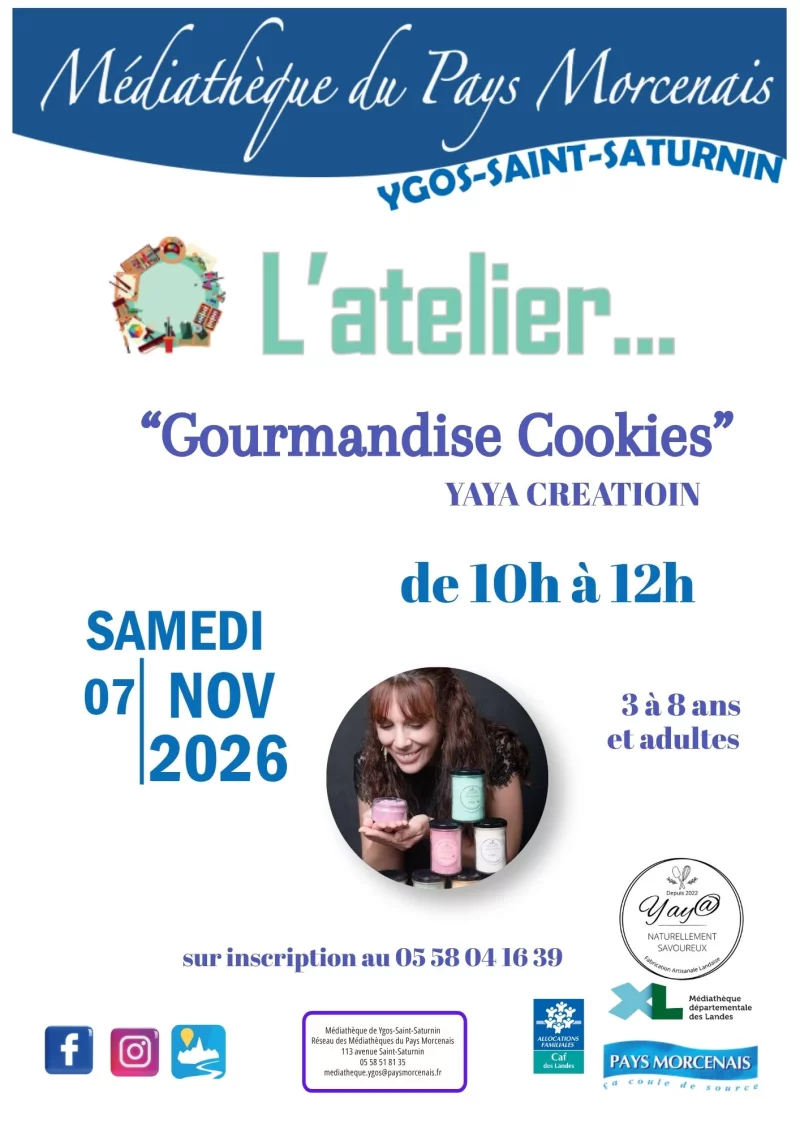 L'atelier... "Gourmandise Cookies" Yaya Création