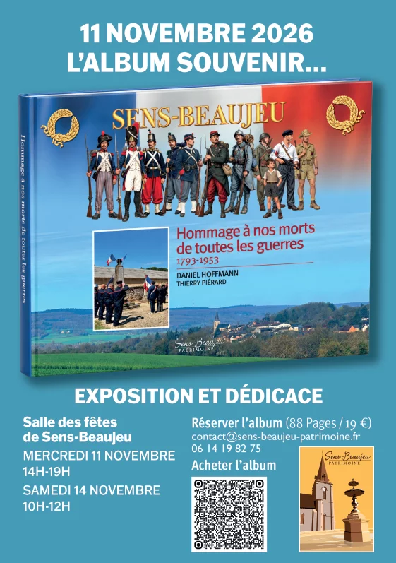 Exposition et dédicace "L'album souvenir : Hommage à nos morts de toutes les guerres"