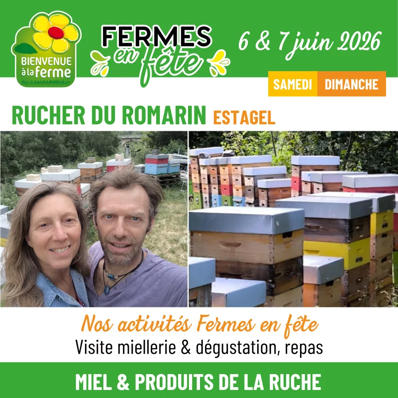 FERMES EN FÊTE AU RUCHER DU ROMARIN
