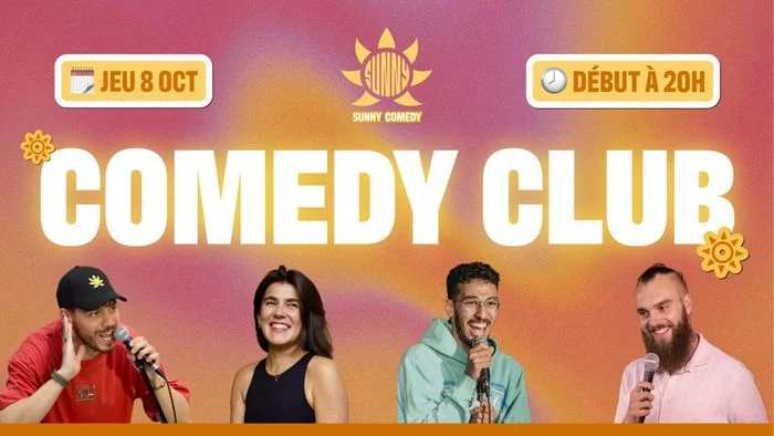 Sunny Comedy Club à The People (Rayane, Pascal, Lisa, Micka)