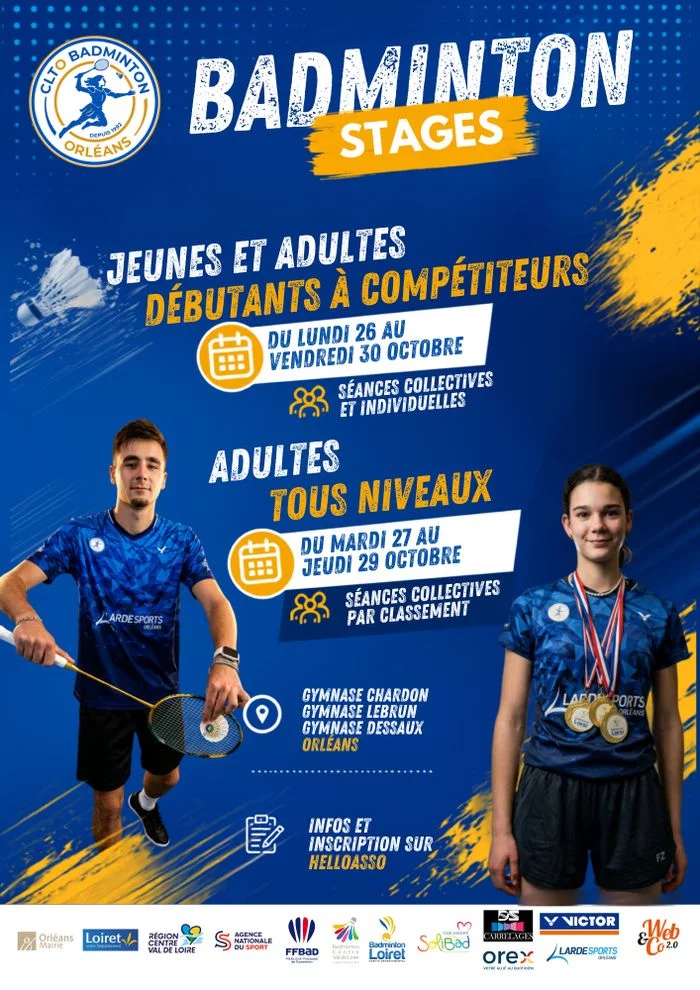 Stages de Badminton à la Toussaint