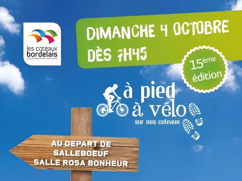 À pied à vélo sur nos coteaux - 15e édition
