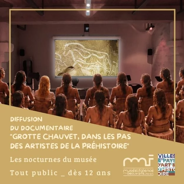 Diffusion du documentaire "Grotte Chauvet, dans les pas des artistes de la préhistoire" et atelier d'initiation à l'art pariétal