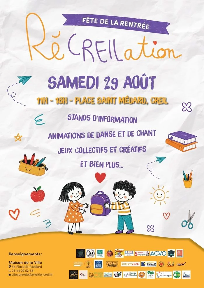 Fête de la rentrée "RéCreilAction" à Creil