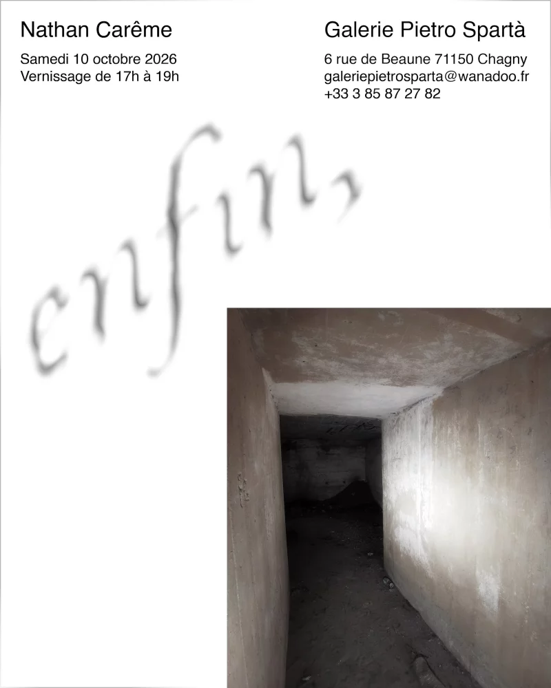 Exposition "Enfin," Nathan Carême
