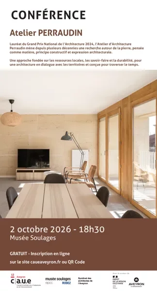Mois de l'architecture, conférence : Atelier Perraudin « la présence de la pierre »