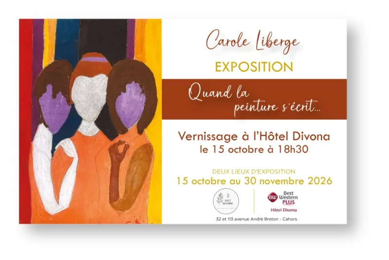 Exposition de Carole Liberge au restaurant Chez Suzanne