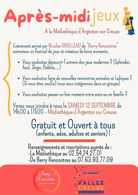 Jeux à la médiathèque