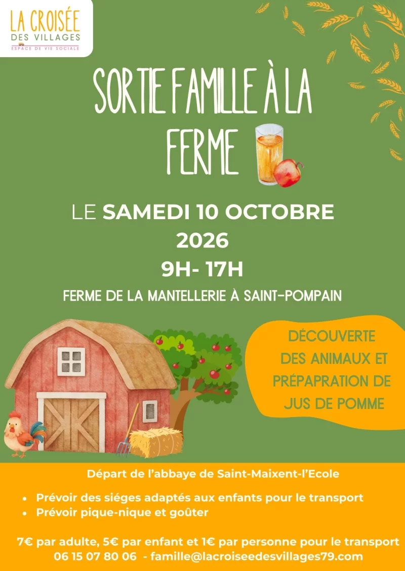 Sortie à la ferme avec La Croisée des Villages