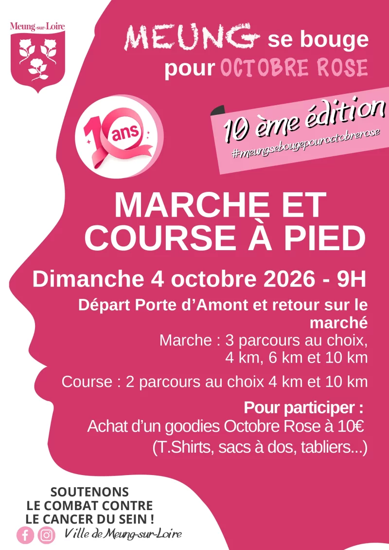 Meung se bouge pour Octobre Rose