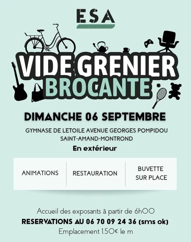 Vide-grenier - Brocante de l'Etoile Saint-Amandoise