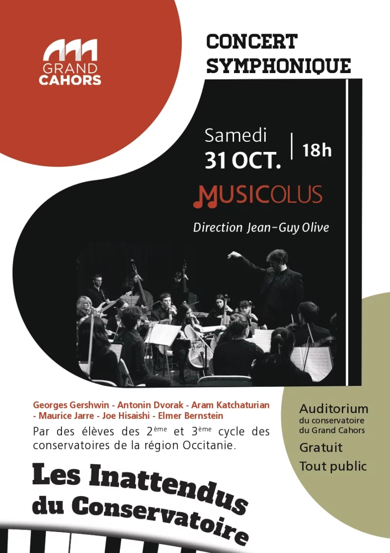 Concert symphonique « Musicolus » – Les Inattendus du Conservatoire