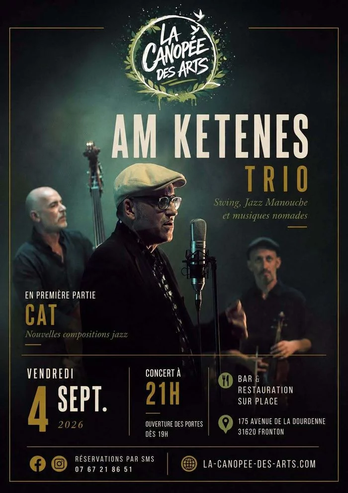 🎻✨ AM KETENES TRIO & CAT • SWING, JAZZ MANOUCHE ET CRÉATIONS ✨🎸