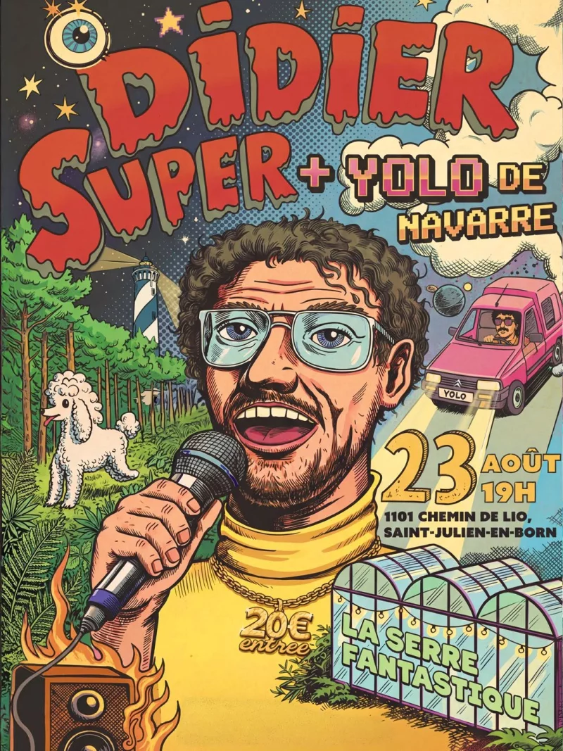 Concert Didier Super et Yolo de Navarre