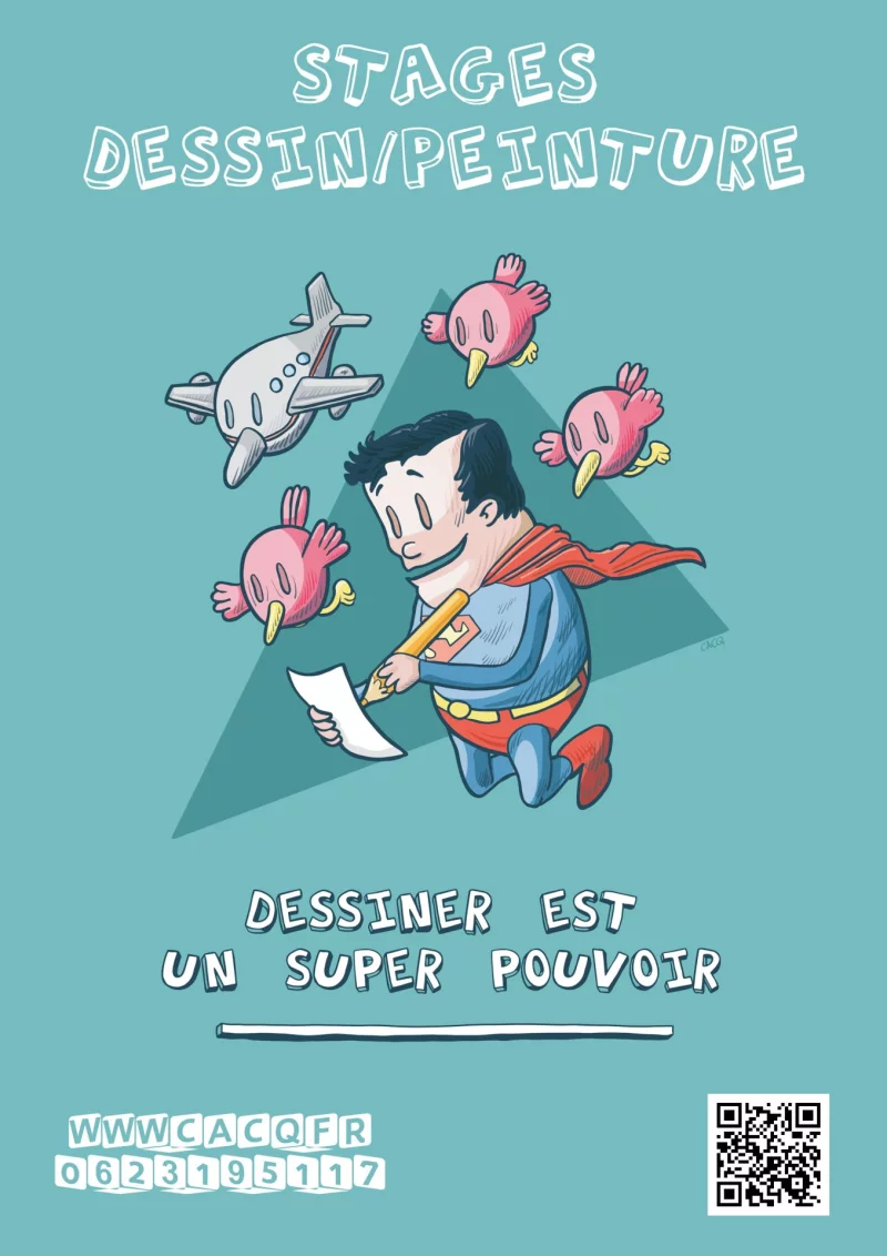 Dessiner est un super pouvoir - stage techniques de croquis