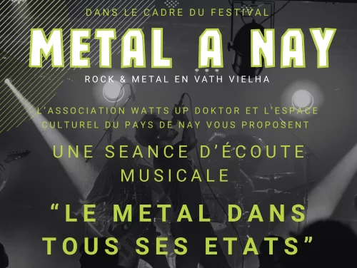 Séance d’écoute musicale « Le métal dans tous ses états »