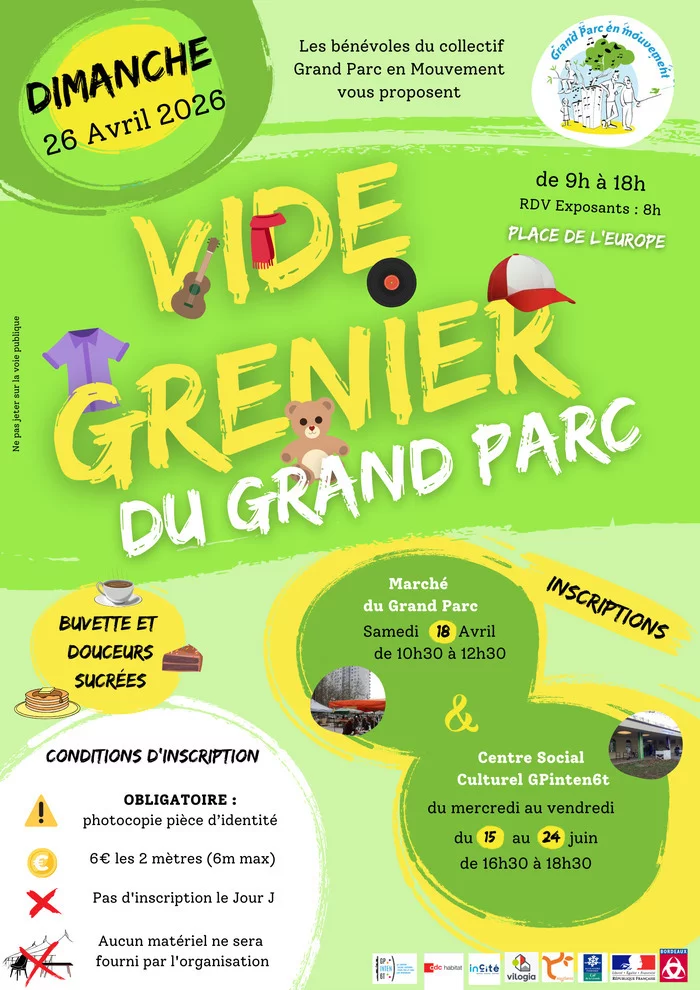 Vide Grenier Du Grand Parc