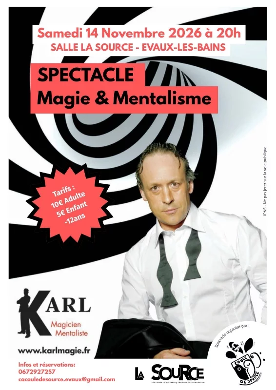 Spectacle magie et mentalisme