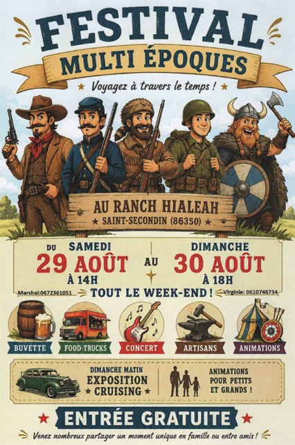 Festival Multi - Epoques, voyagez à travers le temps !