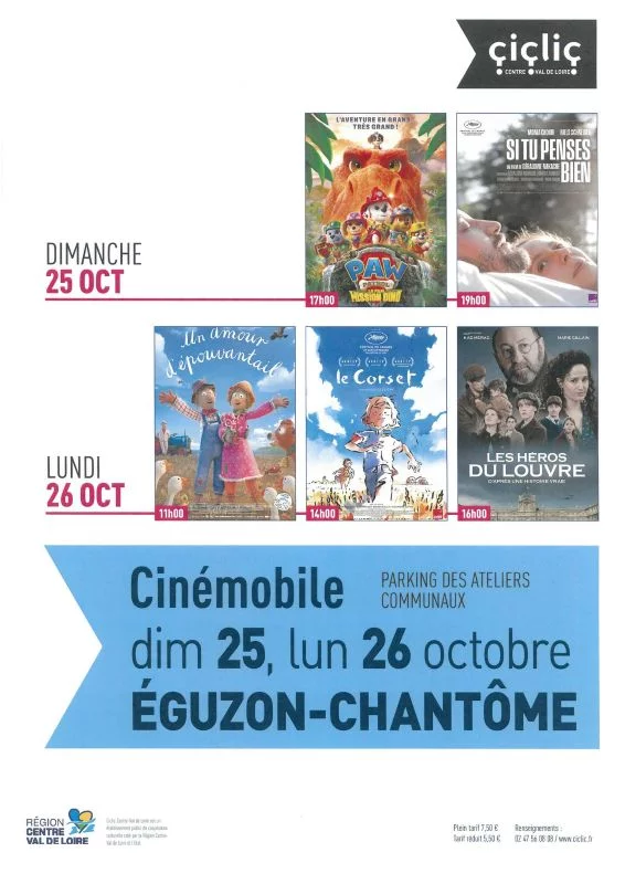 Cinémobile à Eguzon