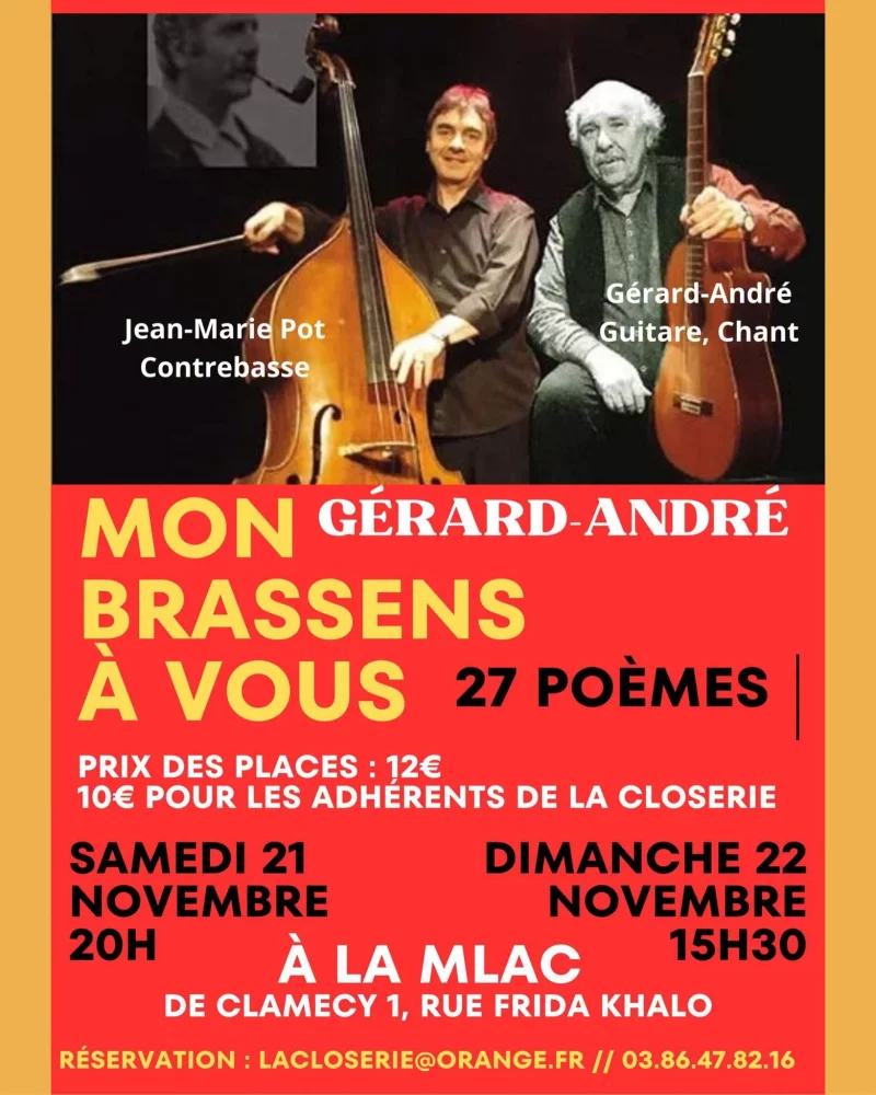 Gérard André : Mon Brassens à Vous