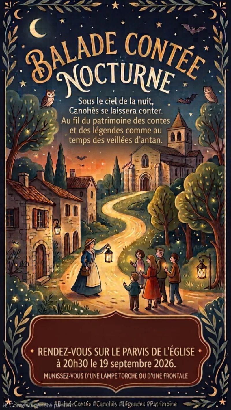 JOURNÉES DU PATRIMOINE - BALADE CONTÉE NOCTURNE