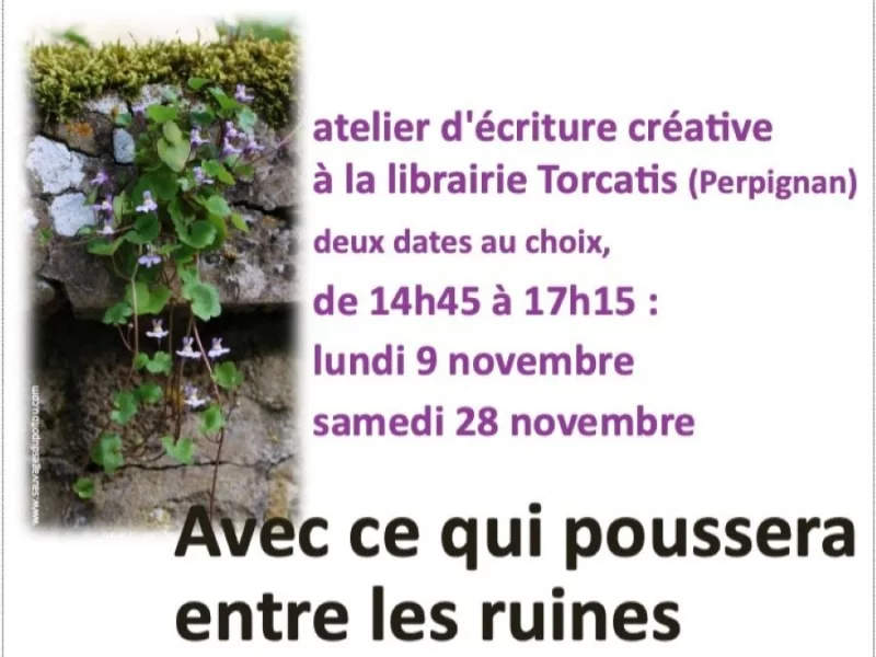 "AVEC CE QUI POUSSERA ENTRE LES RUINES"