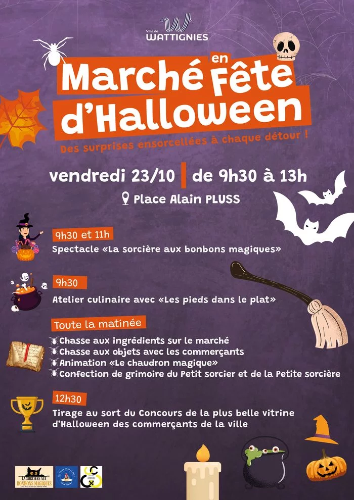 Marché en fête d'Halloween