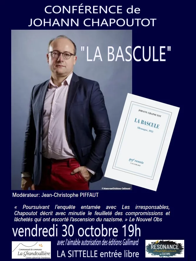 Conférence thématique les années 30 - "La Bascule"
