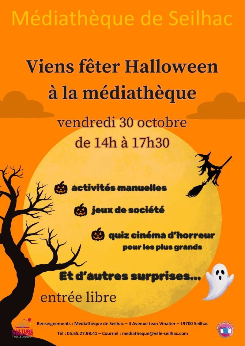 Médiathèque : Viens fêter Halloween