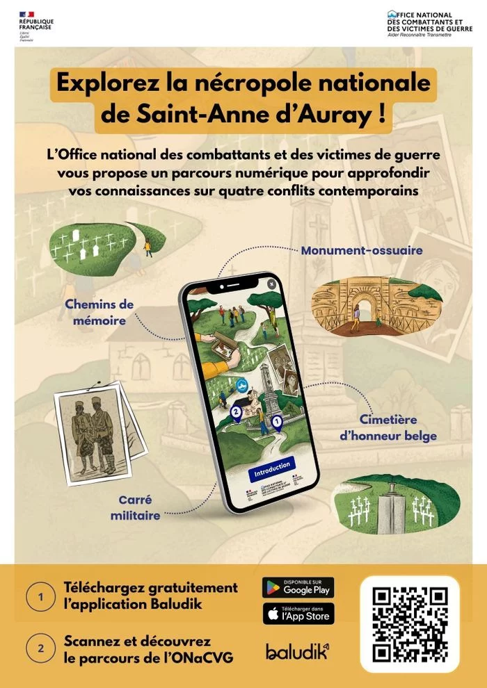 Parcours Baludik : À la découverte de la nécropole nationale de Sainte-Anne d’Auray