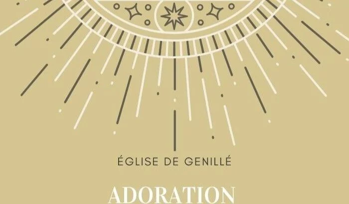 Adoration du Saint Sacrement à l'église de Genillé