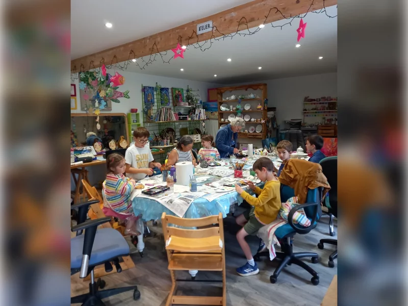 Ateliers créatifs "Couleurs d'Elvine" : peinture sur céramique