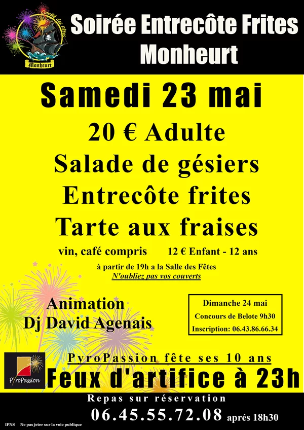 Soirée Entrecôte Frites