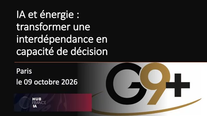 Présentation du rapport "IA et énergie : transformer une interdépendance en capacité de décision"