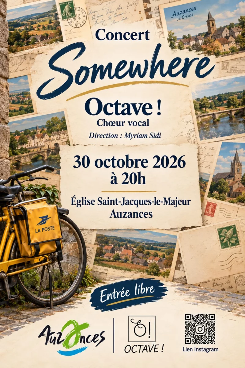 Concert Somewhere par Octave (choeur vocal)